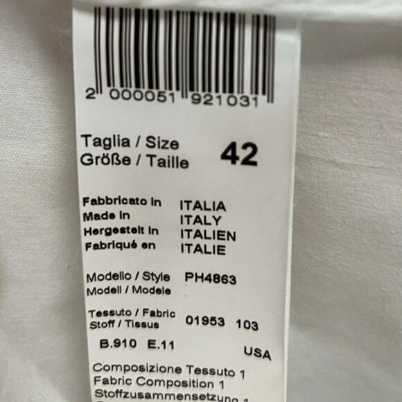 Preloved- Peserico- Two-way stretch fabric trousers- MSRP $395 - Picture 5 of 10